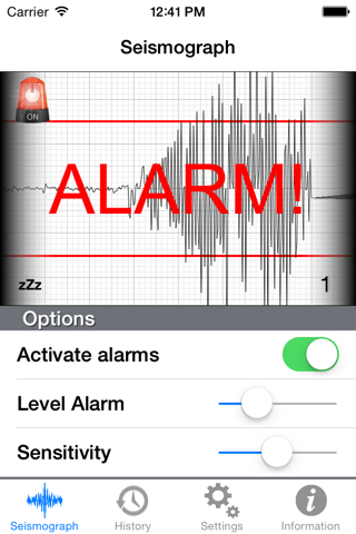 Wake up! Earthquake LITE screenshot 2