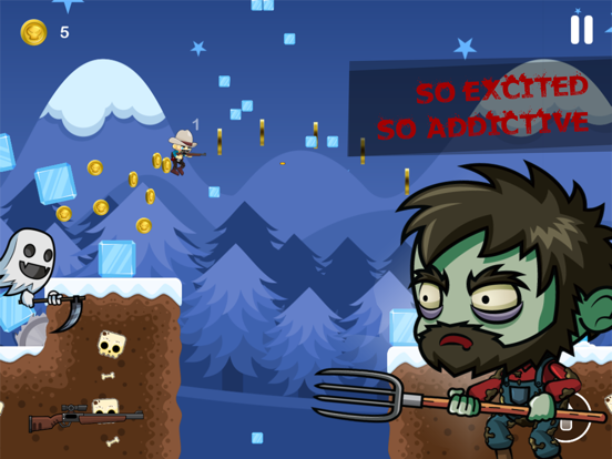 Zombies VS Hunter - Running & Shooting Undead Land iPad screenshot