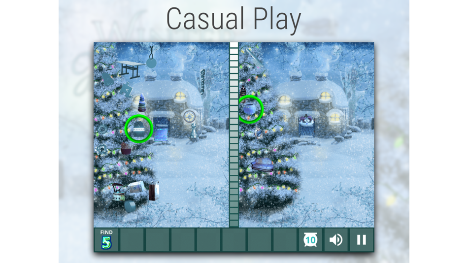 #2. Hidden Difference - Winter Wonderland (iOS) Podle: Difference Games