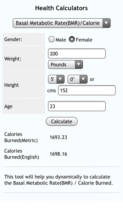 Health Calculators