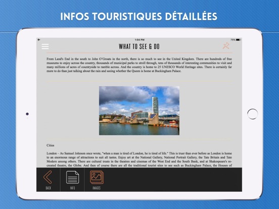 Screenshot #6 pour Royaume-Uni Guide de Voyage avec Cartes Offline