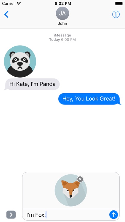 Animal Sticker Pack For iMessage