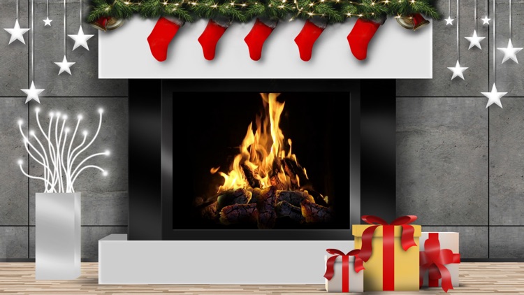 Amazing Christmas Fireplaces