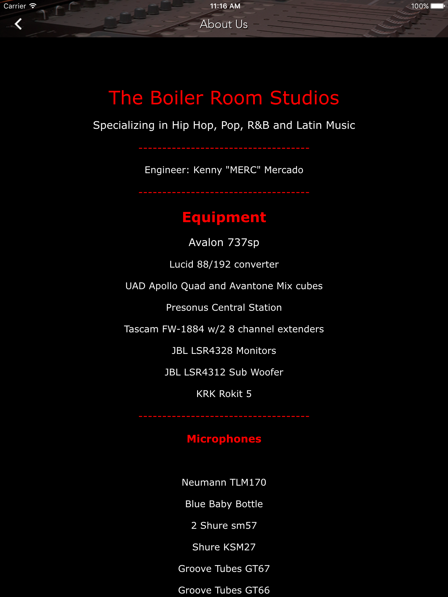 The Boiler Room Studios