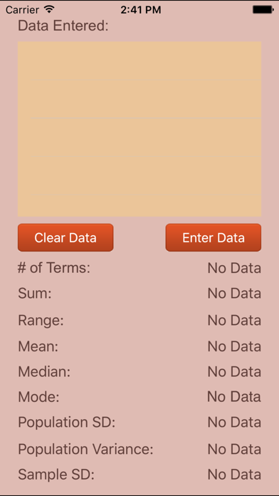 Screenshot #3 pour Statistics Calculator