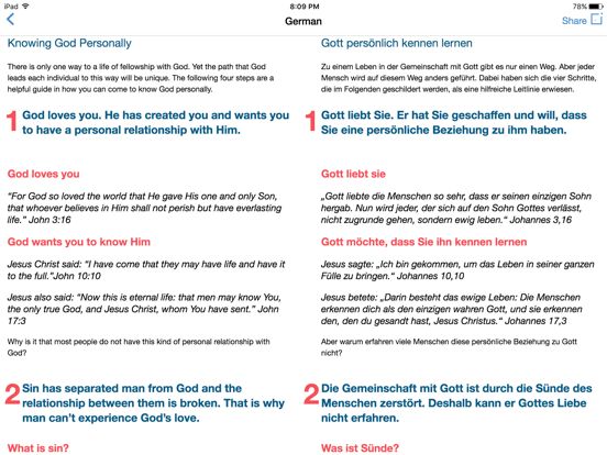 Screenshot #5 pour Bi-lingual Four Spiritual Laws