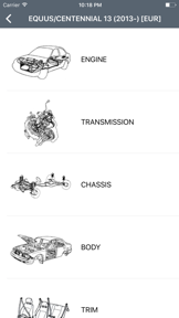 Hyundai Car Parts - ETK Parts Diagrams screenshot