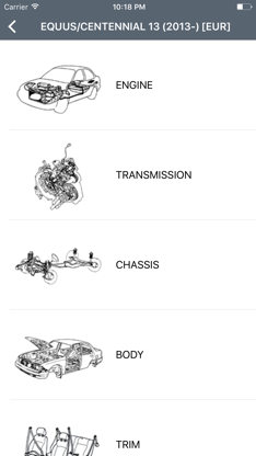Hyundai Car Parts - ETK Parts Diagrams screenshot 2