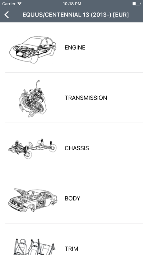Hyundai Car Parts - ETK Parts Diagrams App Store screenshot 2