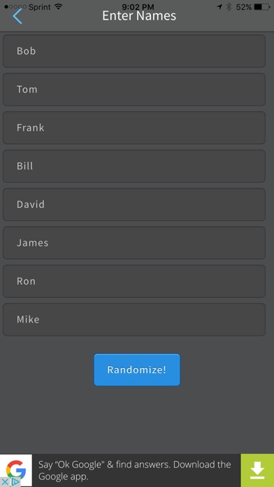 Screenshot #3 pour Fantasy Draft Randomizer