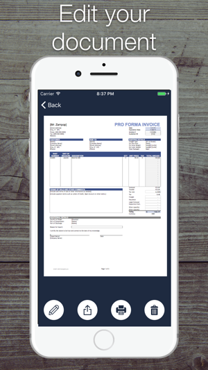 PDF Scanner, Editor & Printer Screenshot