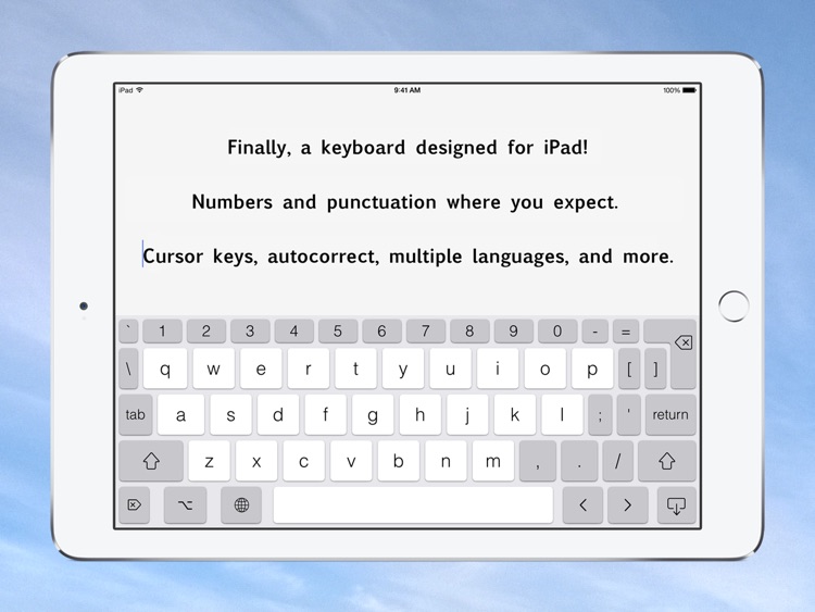 PadKeys Keyboard for iPad screenshot-0