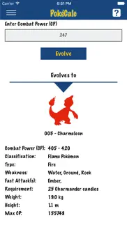 pokecalc - cp calculator for pokémon go айфон картинки 4