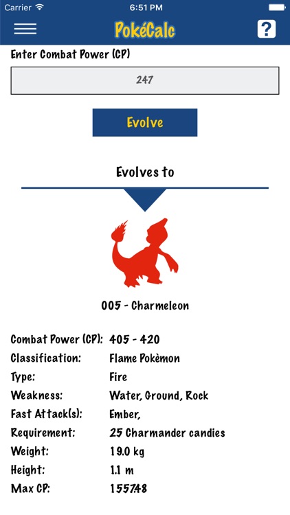 PokeCalc - CP Calculator for Pokémon Go screenshot-3