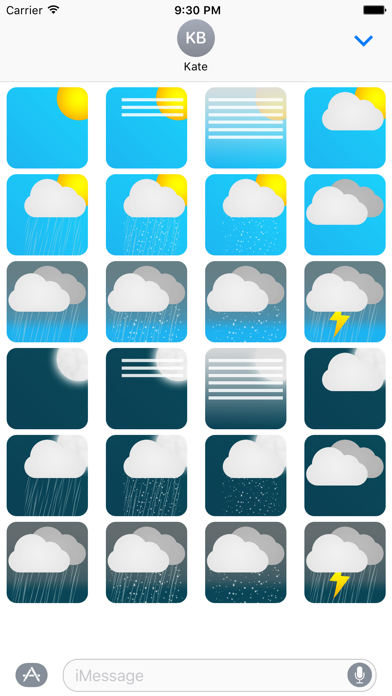 Screenshot #3 pour Meteociel Weather Stickers Pack