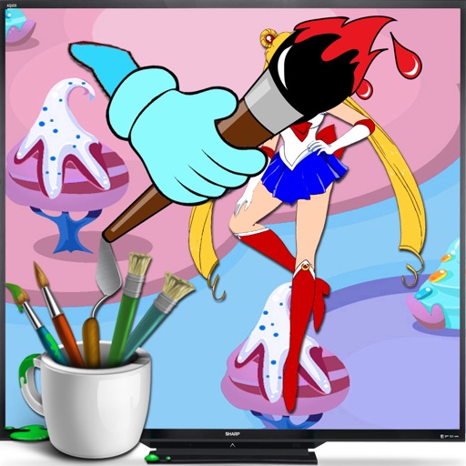 Coloring Pages Sailor Moon Version iOS App