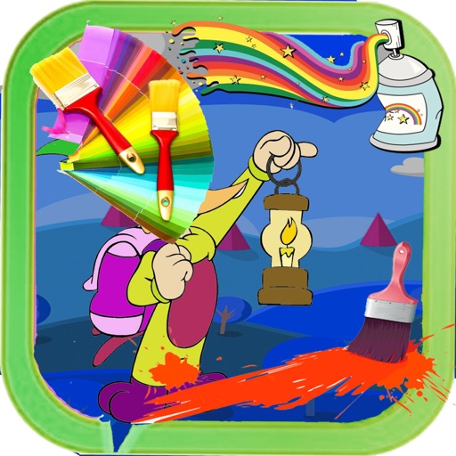 Draw Pages Game Woody Woodpecker Version iOS App