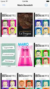 Mario Benedetti - Free digital library screenshot #1 for iPhone