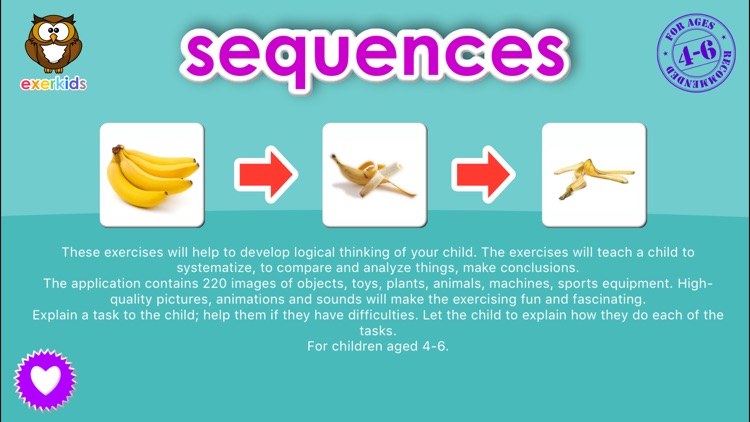 Sequences Pro - Preschool Exercices