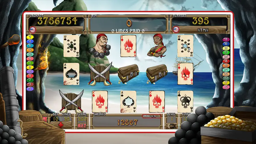 Slots of the Caribbean screenshot 1