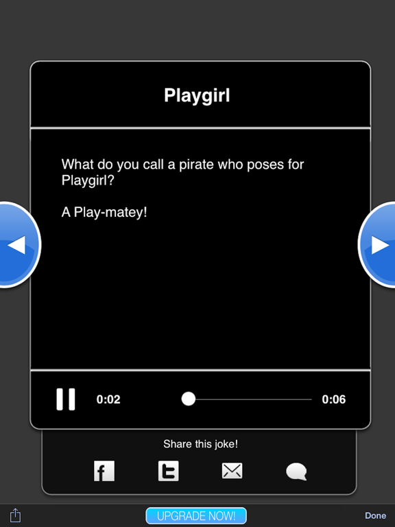 Dirty Pirate Jokes! iPad screenshot