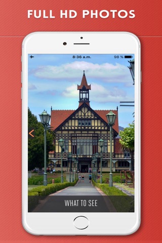 Rotorua Travel Guide with Offline City Street Map screenshot 2