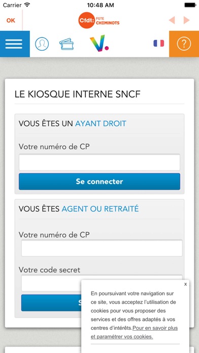 How to cancel & delete cfdt-cheminots from iphone & ipad 1
