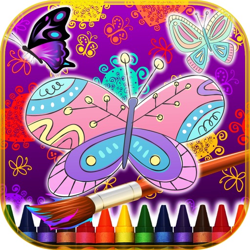 Butterfly Coloring Book for Adult icon