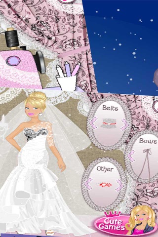 私のウェディングドレスをデザイン:無料の女の子のゲーム screenshot 2