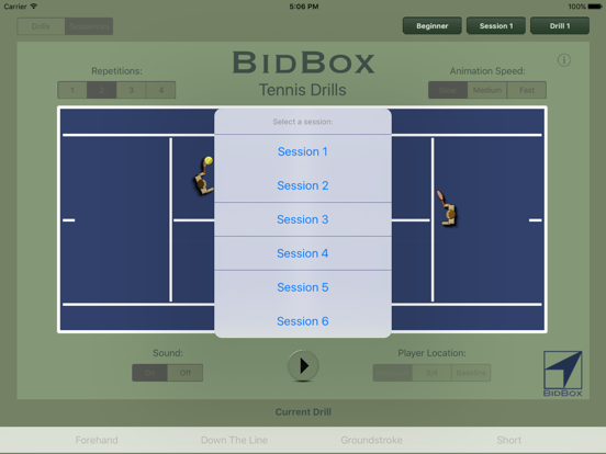 Screenshot #4 for BidBox Tennis Drills