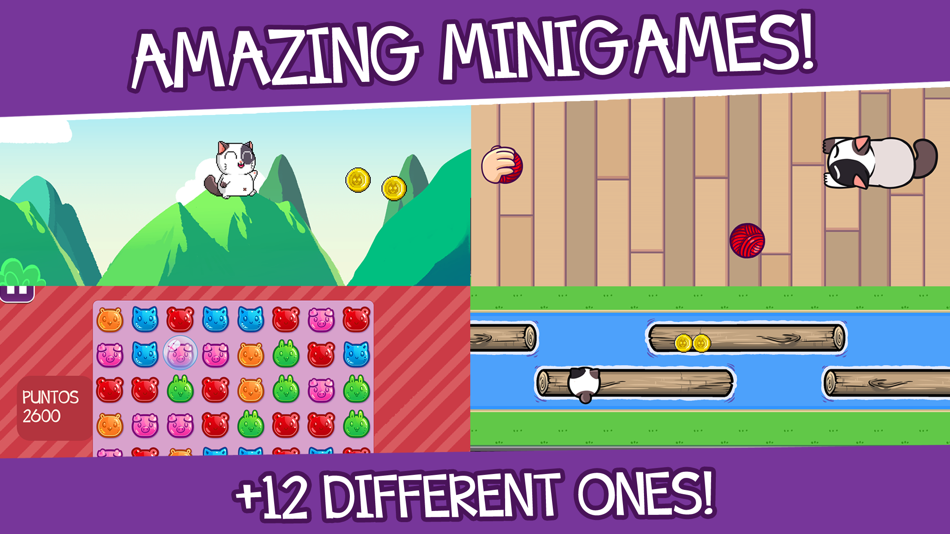#3. Mimitos Cat - Pet & Minigames (iOS) 由: Ediciones Babylon