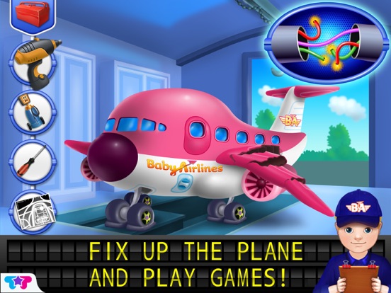 Baby Airlines iPad app afbeelding 4