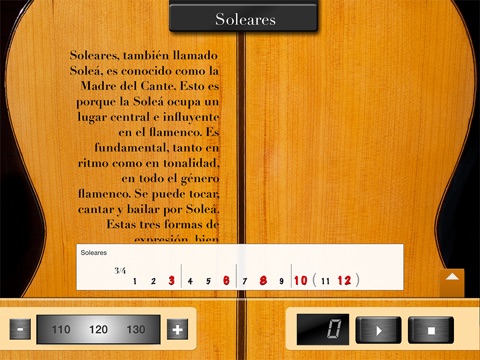 Flamenco Metronome, by Juan Grecos screenshot 2