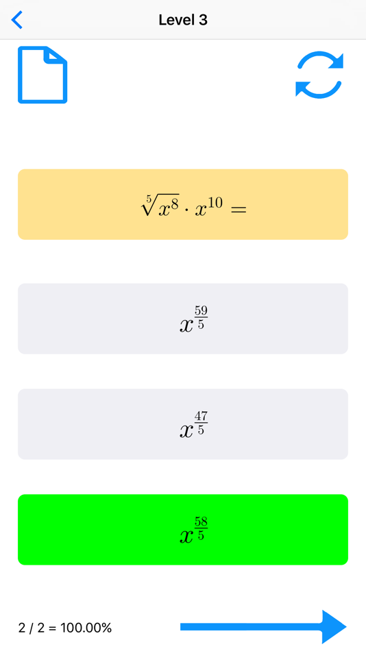 #1. Powers - Exercises and complete solutions (iOS) By: Francesco Grassi