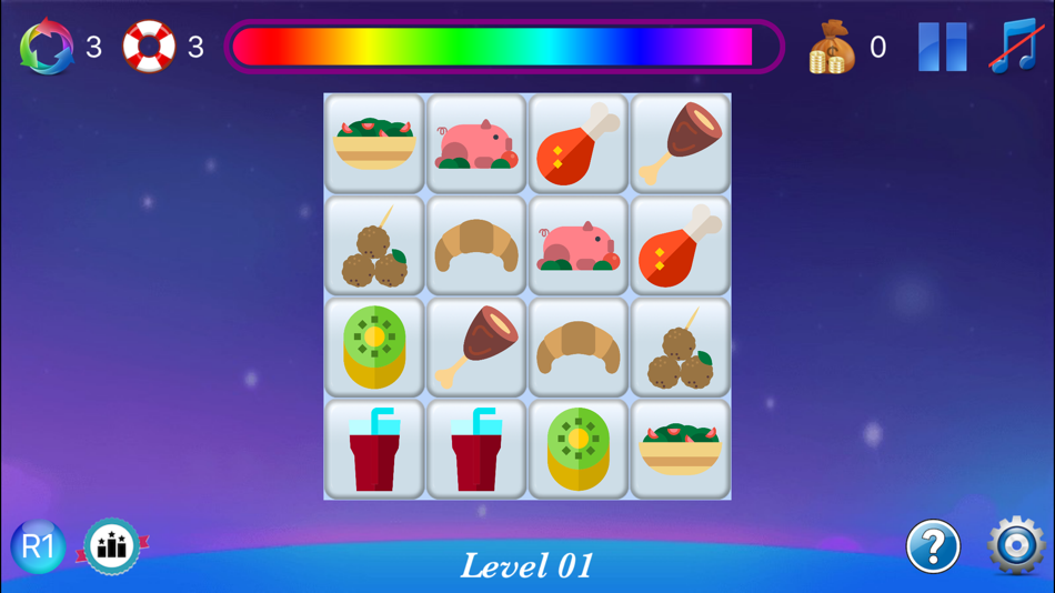 Onet connect Food - Classic puzzle game - 1.1 - (iOS)