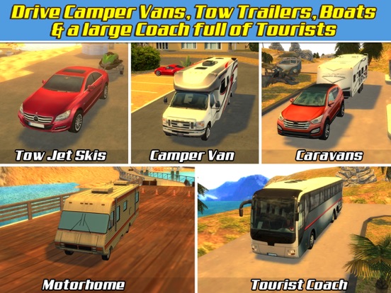 Screenshot #5 pour RV & Boat Towing Parking Simulator Gratuit Jeux de Voiture de Course