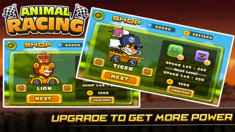 Super Crazy Racing Go - Animals jump and run screenshot-4