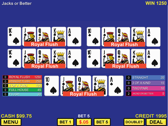 Deuces Wild And Keno iPad screenshot
