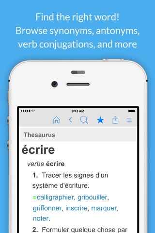 French Dictionary & Thesaurus screenshot 3