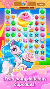 3 Candy: Pony Tale screenshot #2 for iPhone