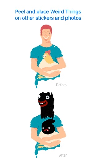Weird Things – Fun Sticker Game(圖2)-速報App