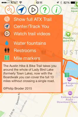 Game screenshot ATX Trail - never get lost or thirsty on Austin's Town Lake trail ever again. mod apk
