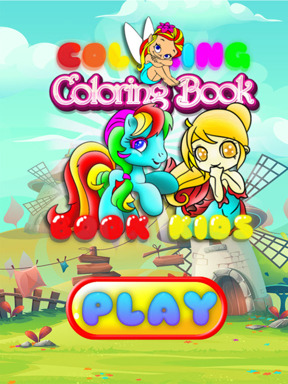 Screenshot #6 pour Poney sirène et fée coloriage Pages For Kids