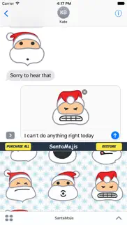 santamojis - add cool santa emojis to messages iphone screenshot 3