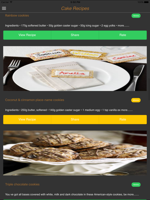 Screenshot #4 pour Best Cake recipes