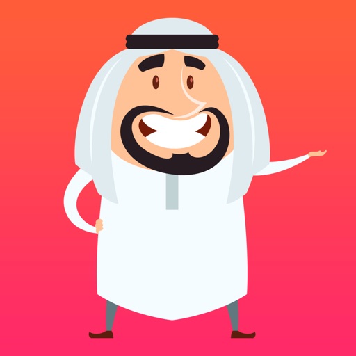 Funny Arab Animated Stickers icon