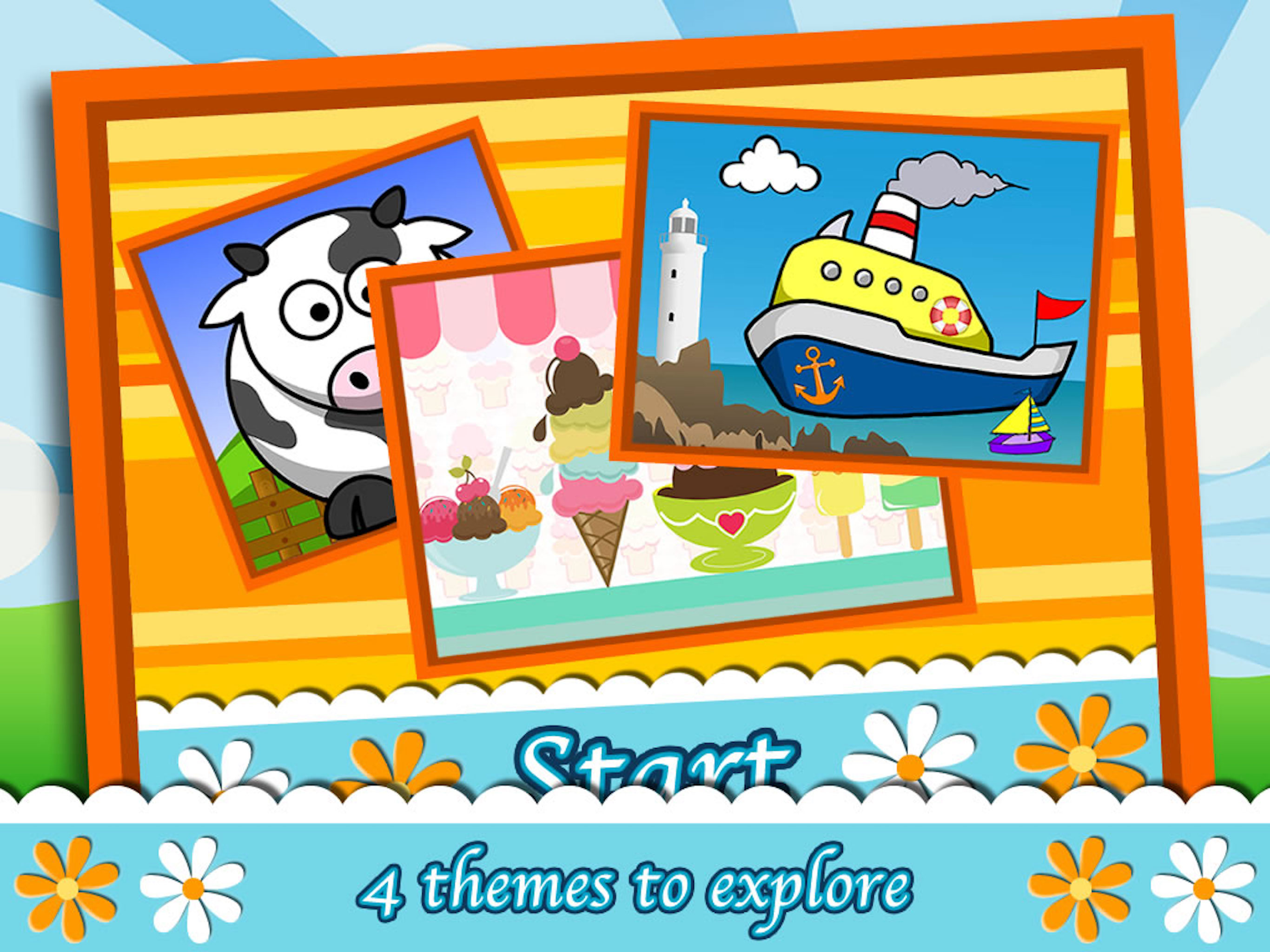 Sticker Puzzle - Learn English & Spanish for Kids screenshot 10