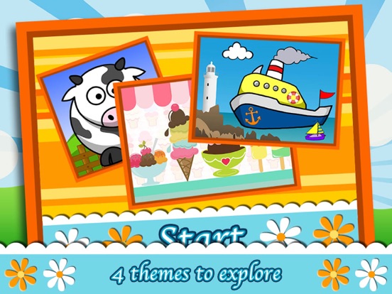 Sticker Puzzle - Learn English & Spanish for Kids iPad screenshot 4 - Education app