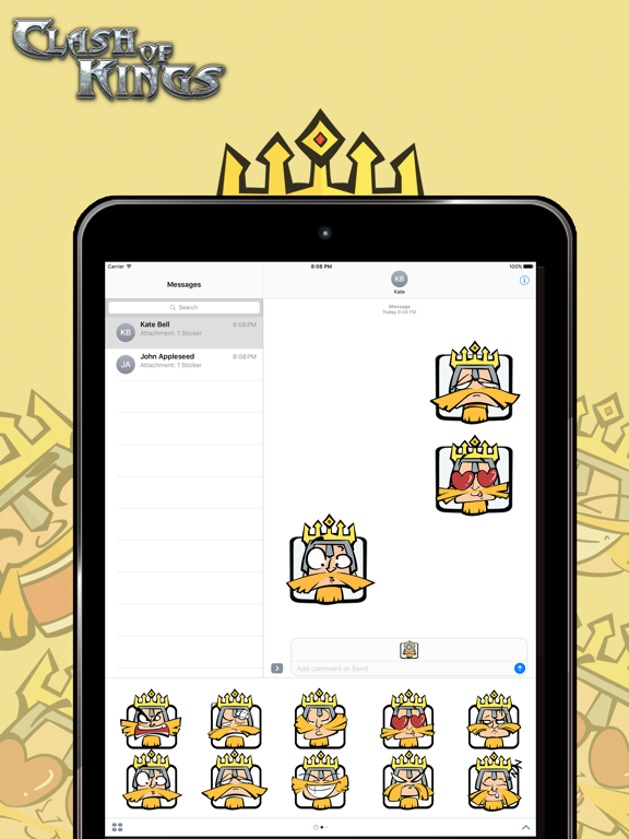 Screenshot #6 pour Clash of Kings Sticker Pack