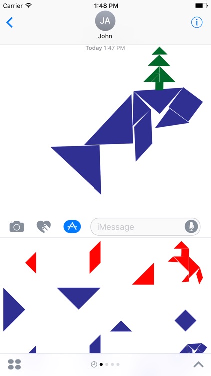 Tangram Stickers